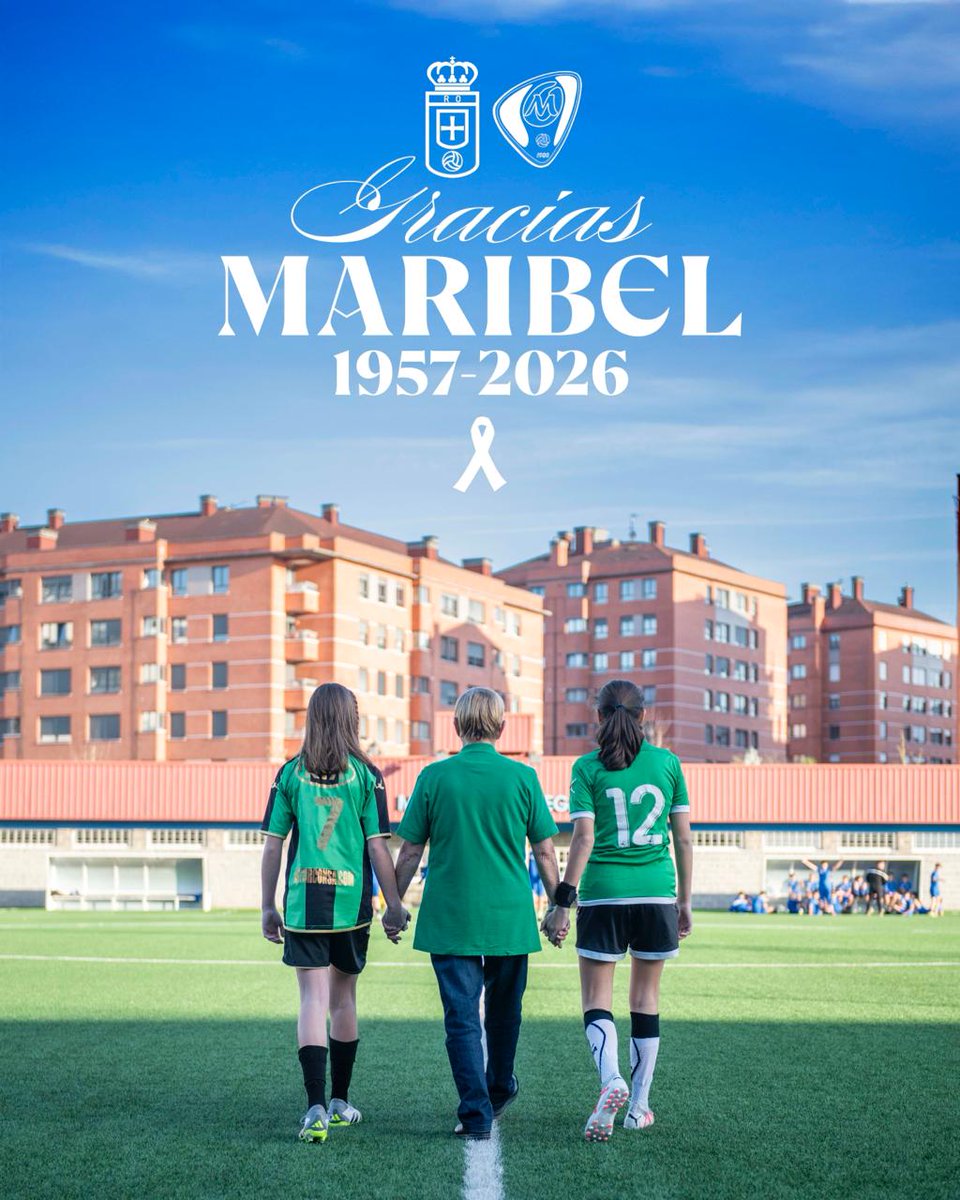 Gracias por tanto, Maribel. Lamentamos profundamente esta triste noticia. 

Nuestro cariño más sincero y pésame a su familia y amigos. 

DEP

#RealOviedoFemenino 🔵⚪️