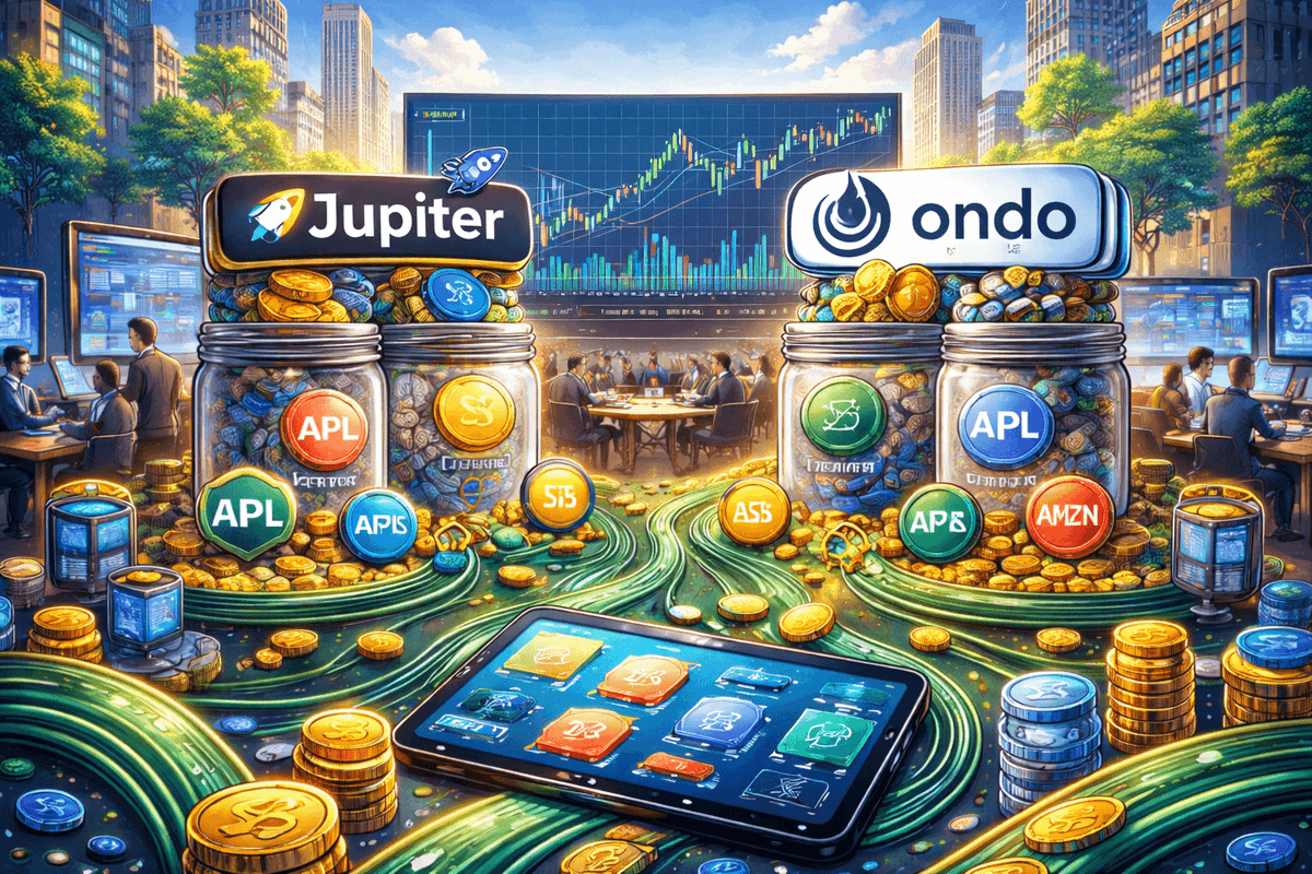 Jupiter and Ondo Finance Bring 200+ Tokenized Stocks Onchain With  NYSE-Backed Liquidity #Jup #Jupiter #OndoFinance #tokenization  https://t.co/CnSrRoyamq