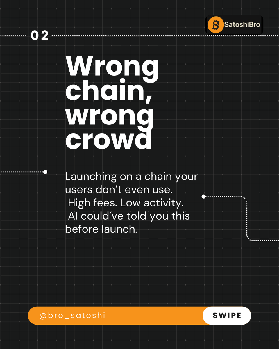 bro_satoshi's tweet photo. Launch first, think later
— famous last words in crypto.
No tokenomics.
No strategy.
Just vibes…
➡️ Dead chart in 24 hours.

Real builders plan before they deploy.
AI > guesswork.
Swipe to see how smart launches are actually done 🚀
@bro_satoshi 

Join the Waitlist: https://t.co/AxW8FsjL1K
