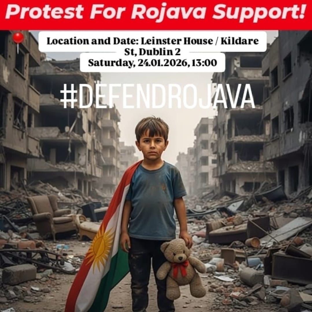 ceesa_ma's tweet image. With jihadi militias surrounding #KobaneUnderSiege  and water and electricity cut off, #RojavaDefend urgently needs international support.

Demo in #Dublin this Saturday at 1 outside the Dail. Please raise awareness of what is happening by any means possible.

Updates @RojavaIC