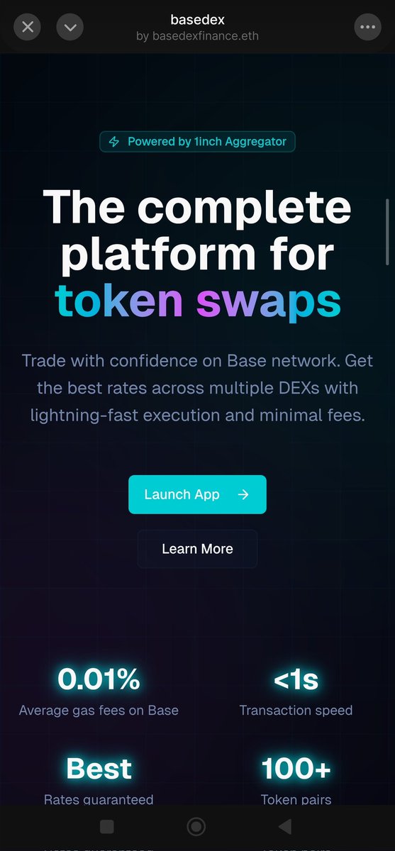 BaseDex Finance tweet media