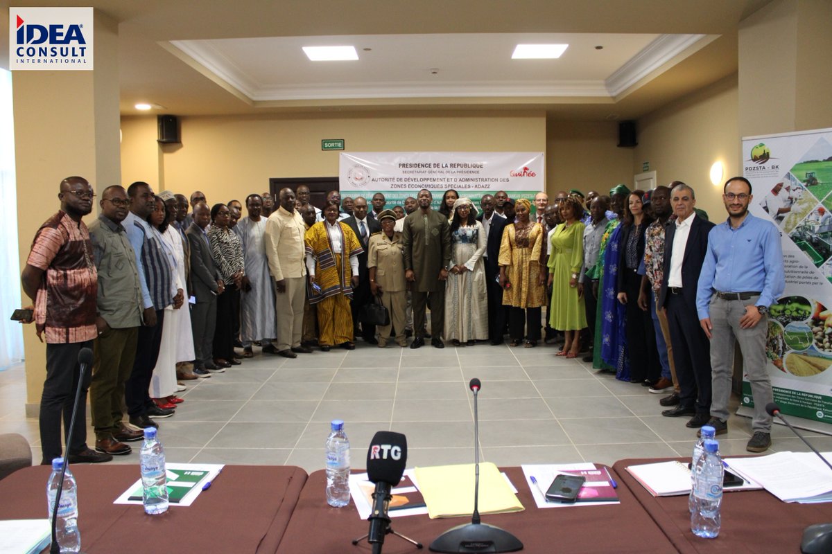 IDEACONSULTInt's tweet image. Atelier national de présentation et de validation des études de faisabilité des Zones Spéciales de Transformation Agro-industrielle de Boké &amp;amp; Kankan – Guinée
shorturl.at/8AxmO
#IDEACONSULTInternational #SACI #ADAZZ #BAD #PDZSTA_BK #Tunisie #Guinée #Boké #Kankan #GroupeSTUDI