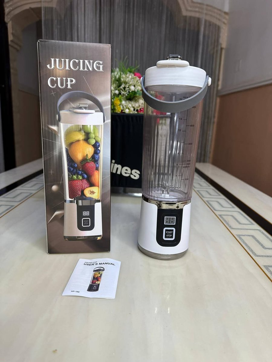 SylviaOtawa's tweet image. NEW IN ❤

 Recharge fresh smoothies anywhere! 🍓🥤 Rechargeable blender with USB, sharp blades &amp;amp; ultimate convenience—perfect for mornings, office, gym, or outdoors. 

Only ₦21,500!
Call/ WhatsApp 09033746308

Delivery nationwide
 #BlendAnywhere #SmoothieLife