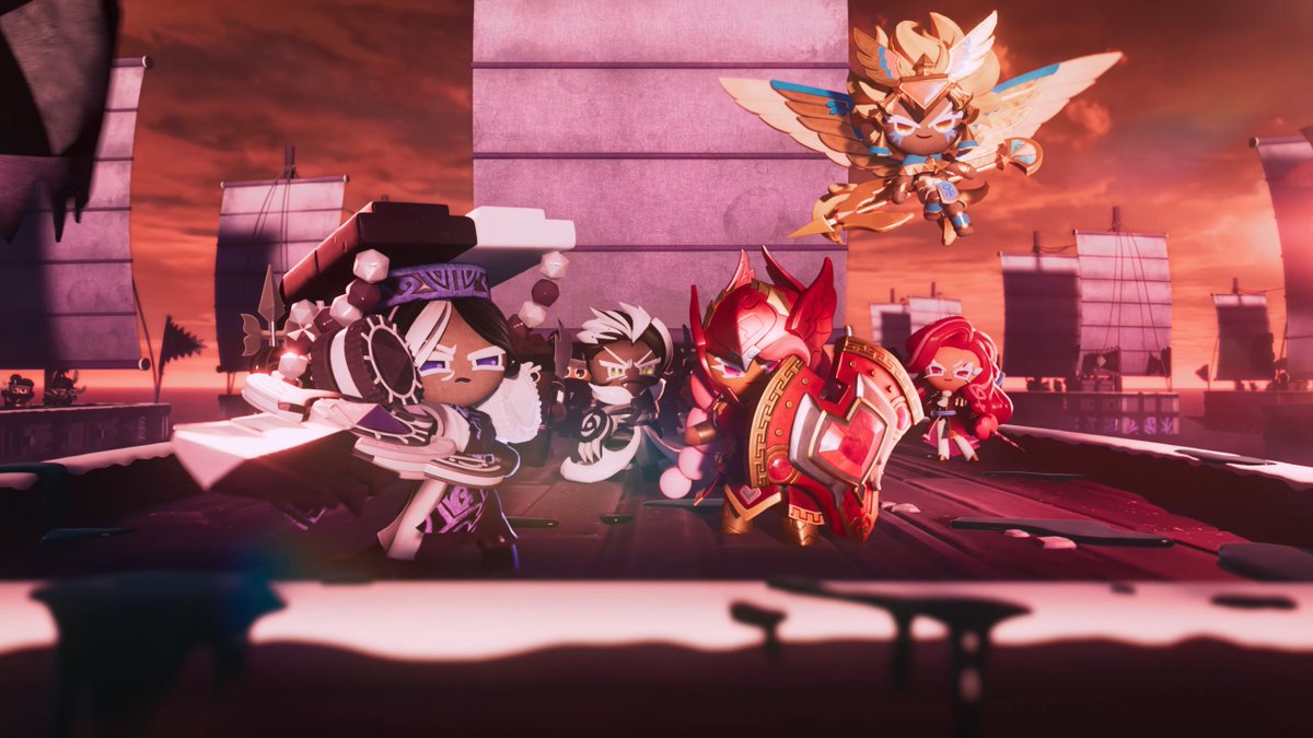 (SPOILER) High quality screenshots of 3D Short Queen from trailer.

So short... *cough* stunning!

#cookierunkingdom #goldencheesecookie