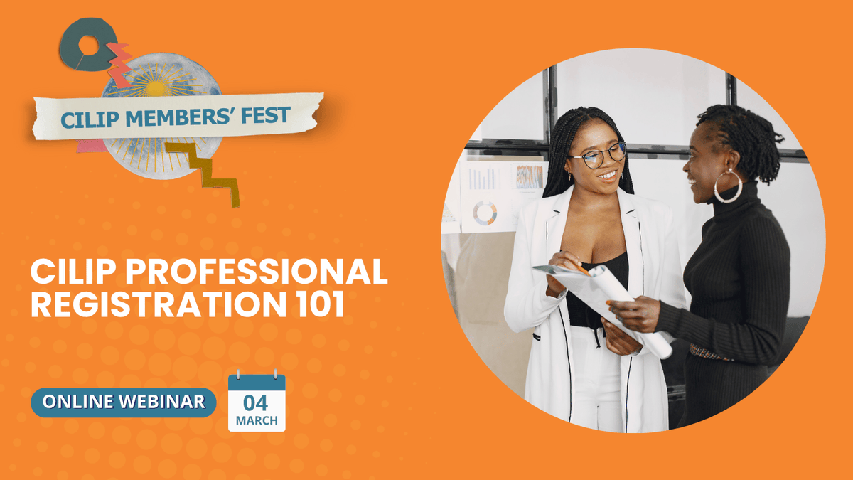 Our next event at #CILIPMembersFest26 is Professional Registration 101 ...