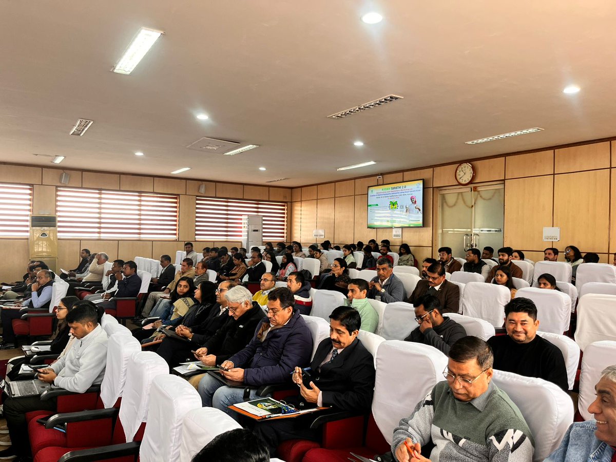 A one-day workshop on #KisanSarathi 2.0 – Enhancements, Operations, Maintenance, and Support was successfully organized by the ICAR–National Dairy Research Institute (#NDRI), Karnal, the Domain Lead Institute for Animal Science under the Kisan Sarathi platform.
The workshop
