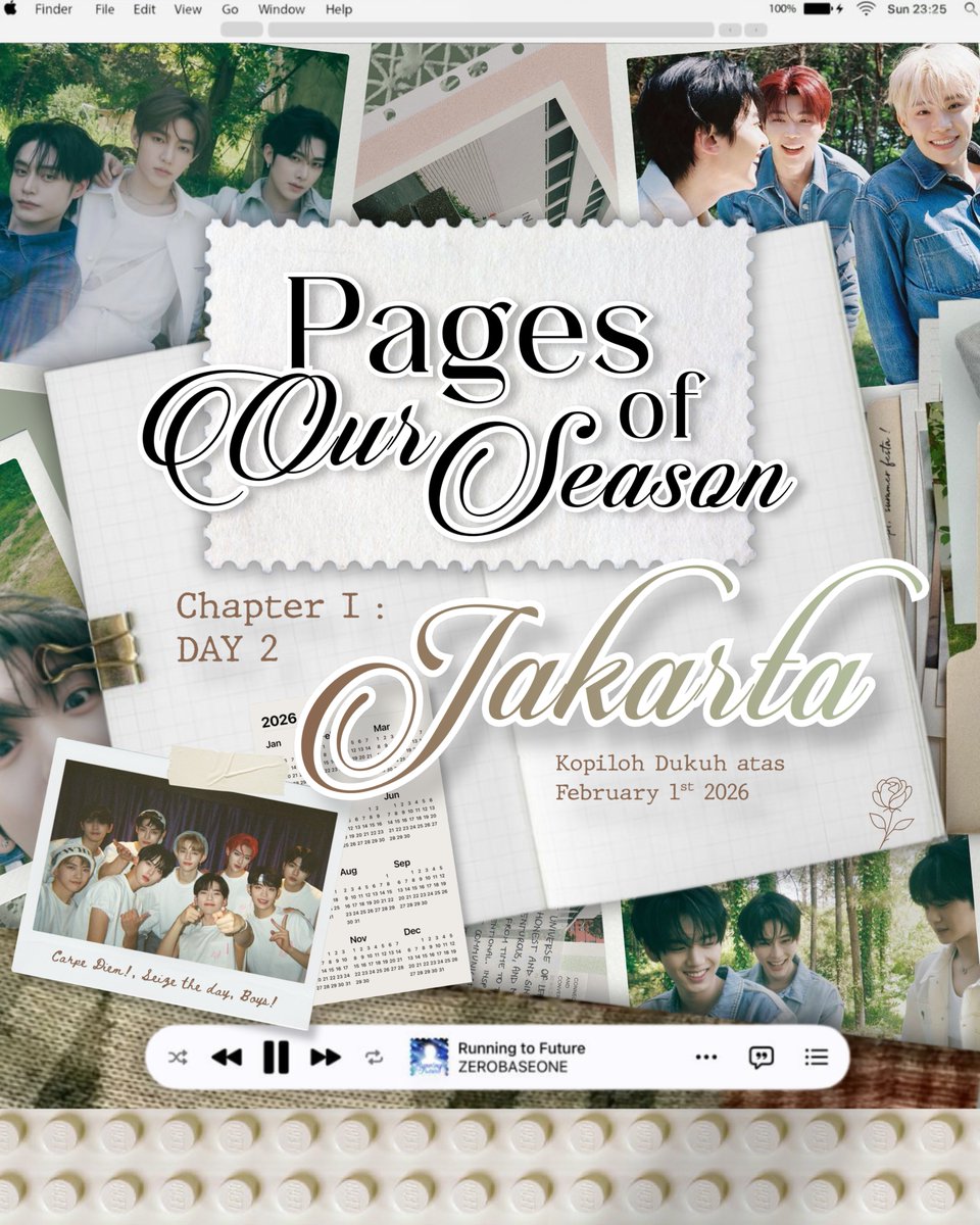 GunwookUMKM's tweet image. [MEDIA PARTNER]

𝑷𝒂𝒈𝒆𝒔 𝒐𝒇 𝑶𝒖𝒓 𝑺𝒆𝒂𝒔𝒐𝒏
𝑪𝒉𝒂𝒑𝒕𝒆𝒓 𝑰 : 𝑱𝒂𝒌𝒂𝒓𝒕𝒂

ZEROBASEONE’s Cupsleeve Event in Jakarta by @pagesofzb1

🕐 13.00—17.00
📅 Sun, February 1st 2026
📍Kopiloh Dukuh Atas
💰35k (Exclude drink &amp;amp; snack)

RVSP: bit.ly/RSVP_PagesofZB……