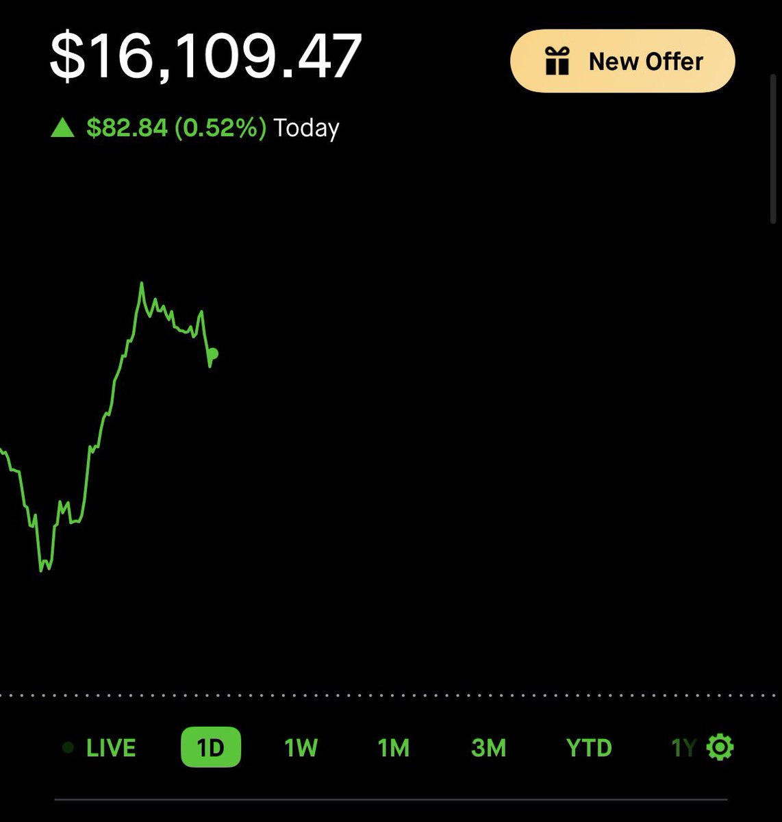 TrdeToScale's tweet image. Got the paycheck and added another $1,000 to the portfolio. By the end of this year I need to have a minimum 40k in my taxable. I do not have a Roth although I should get one since I have the gold. I do plan on getting a 401(k) from my job though. Waiting until march so I can…