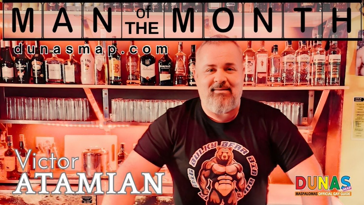 DunasMap's tweet image. 🌟👑 DUNAS MAP MAN OF THE MONTH 👑🌟
Victor Atamian – ZOO MEN’S BAR
👉 dunasmap.com/post/victor-at…
👨‍🦱 Friendly, welcoming and iconic behind the bar, Victor Atamian is the legendary bartender at Zoo Men’s Bar and a true figure of the Maspalomas gay scene 🏳️‍🌈🦁
📖 Read our exclusive…