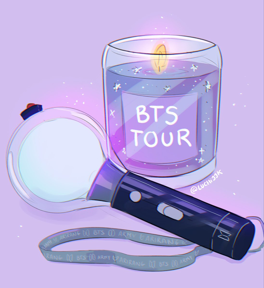 🕯️🍀💫💜 
#BTS_WORLDTOUR
