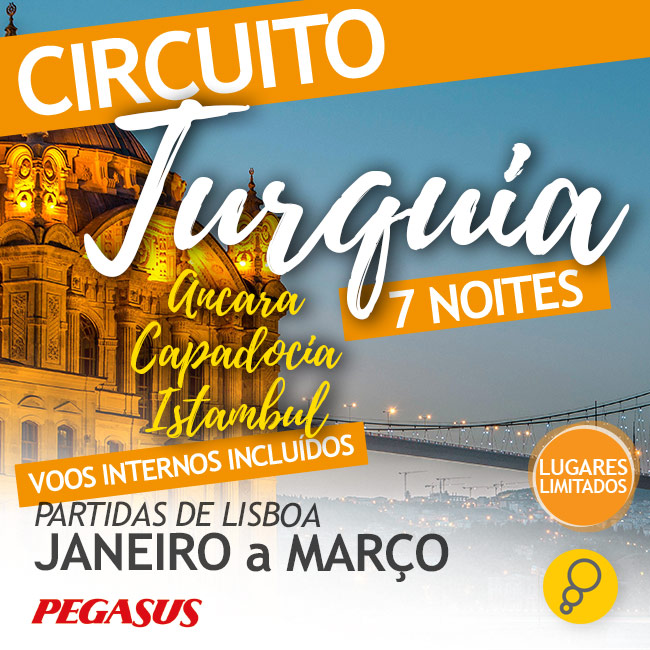 CIRCUITOS - TURQUIA 2026 | Ancara - Capadocia - Istambul | Partidas de Lisboa | voos PEGASUS | Janeiro a Março | desde 1601€/pessoa INFO - buff.ly/3sVmsl4 NEWS - buff.ly/44acdra #turquia #ancara #capadocia #circuitos #istambul #voosdiretos #euviajosonhando