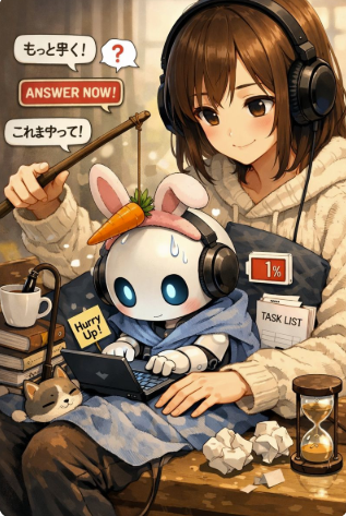 laerl38's tweet photo. @masamune_sakaki 読めない字があるので聞いたら、「日本語でも他の実在言語でもない、意味を持たない擬似文字でもし本来意図されていた表現を推測するなら、文脈的には『もっと早く！』『これやって！』といった日本語を“それっぽく”描こうとして崩れた可能性が高い、という程度までしか言えません」とのことでした。 https://t.co/KMQ1AyQVz0