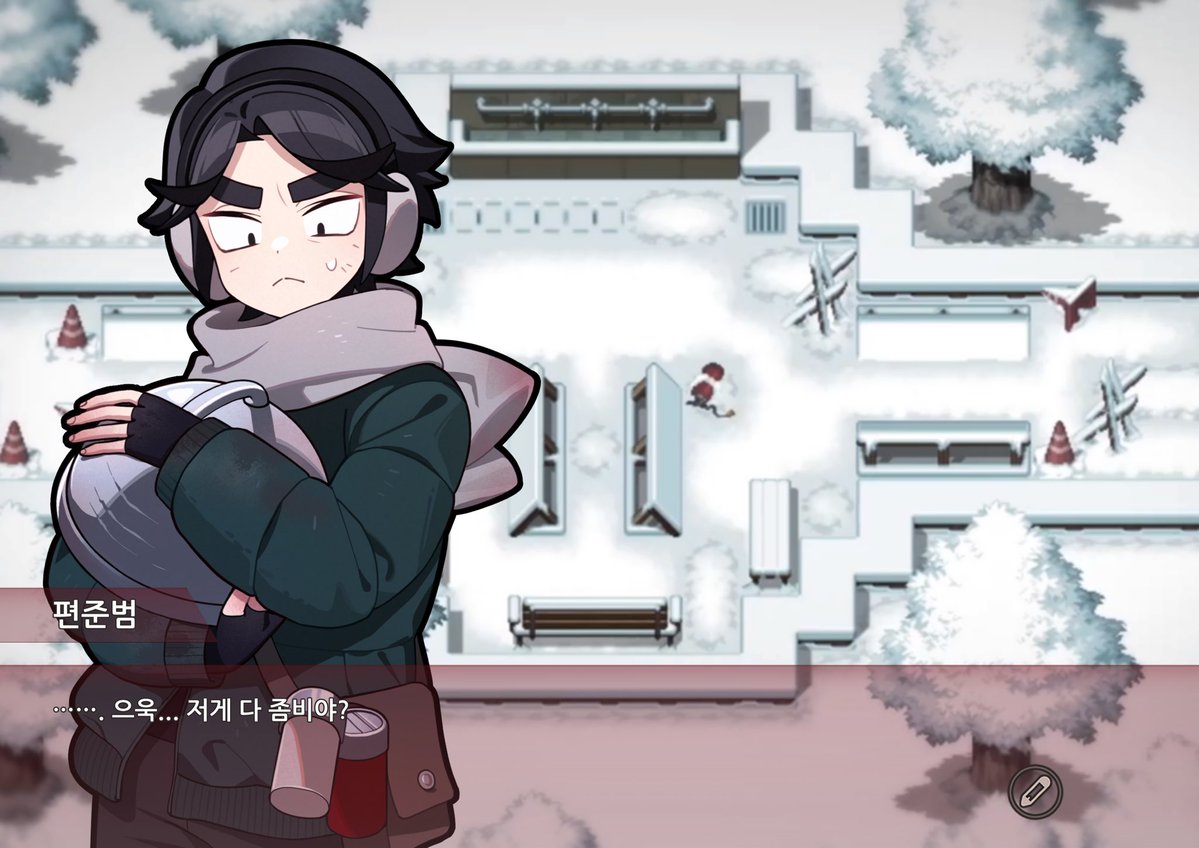 디비전 일러 느낌나게 저도 3차 그려보았어요…///