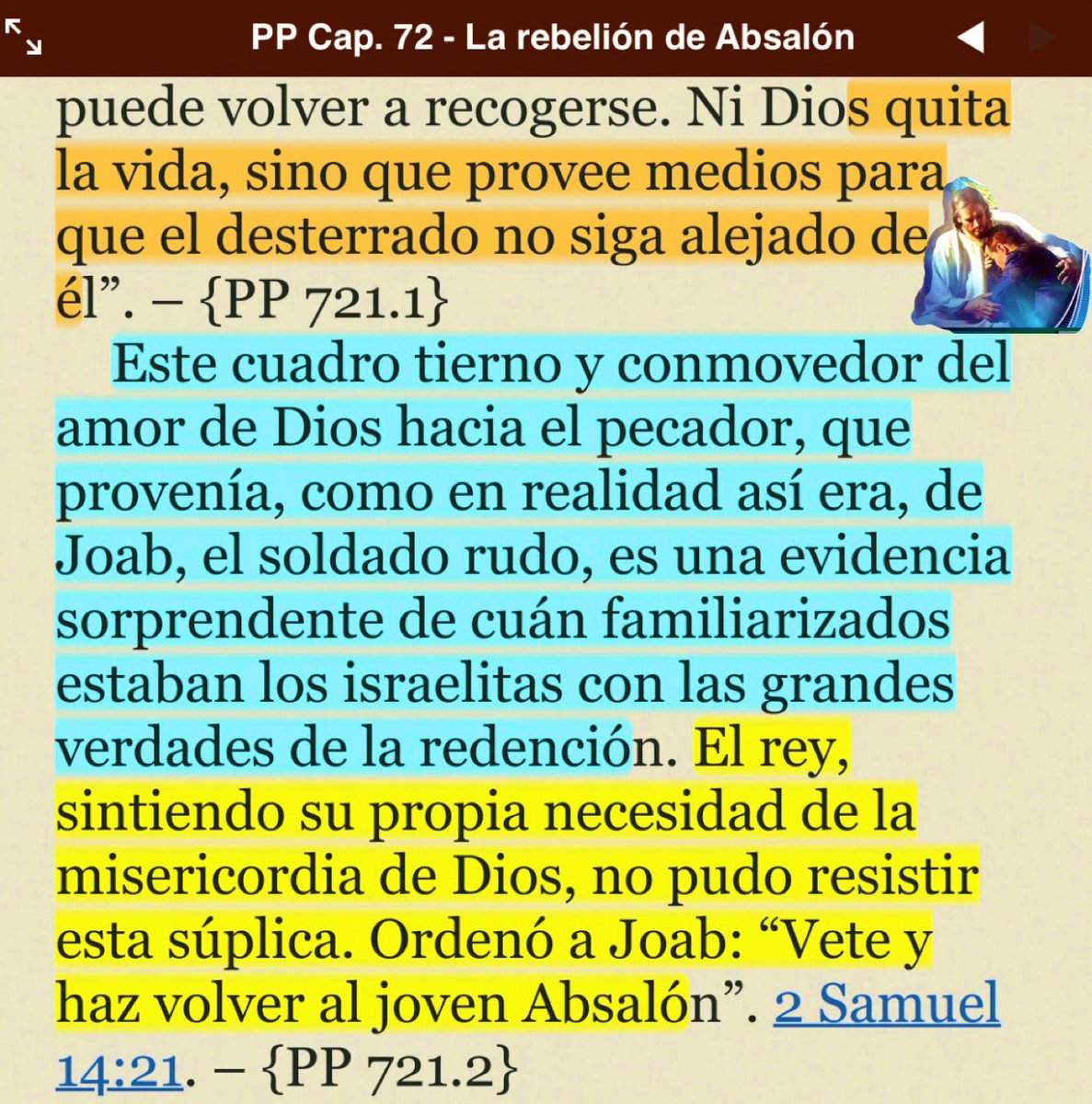 DIOS PROVEE los MEDIOS para que el PECADOR RETORNE a ÉL

“Ni Dios quita la vida,
sino que PROVEE MEDIOS para que el desterrado no siga ALEJADO de ÉL”

2 SAMUEL 14:14 #rpsp #2Samuel14 #amordeDios