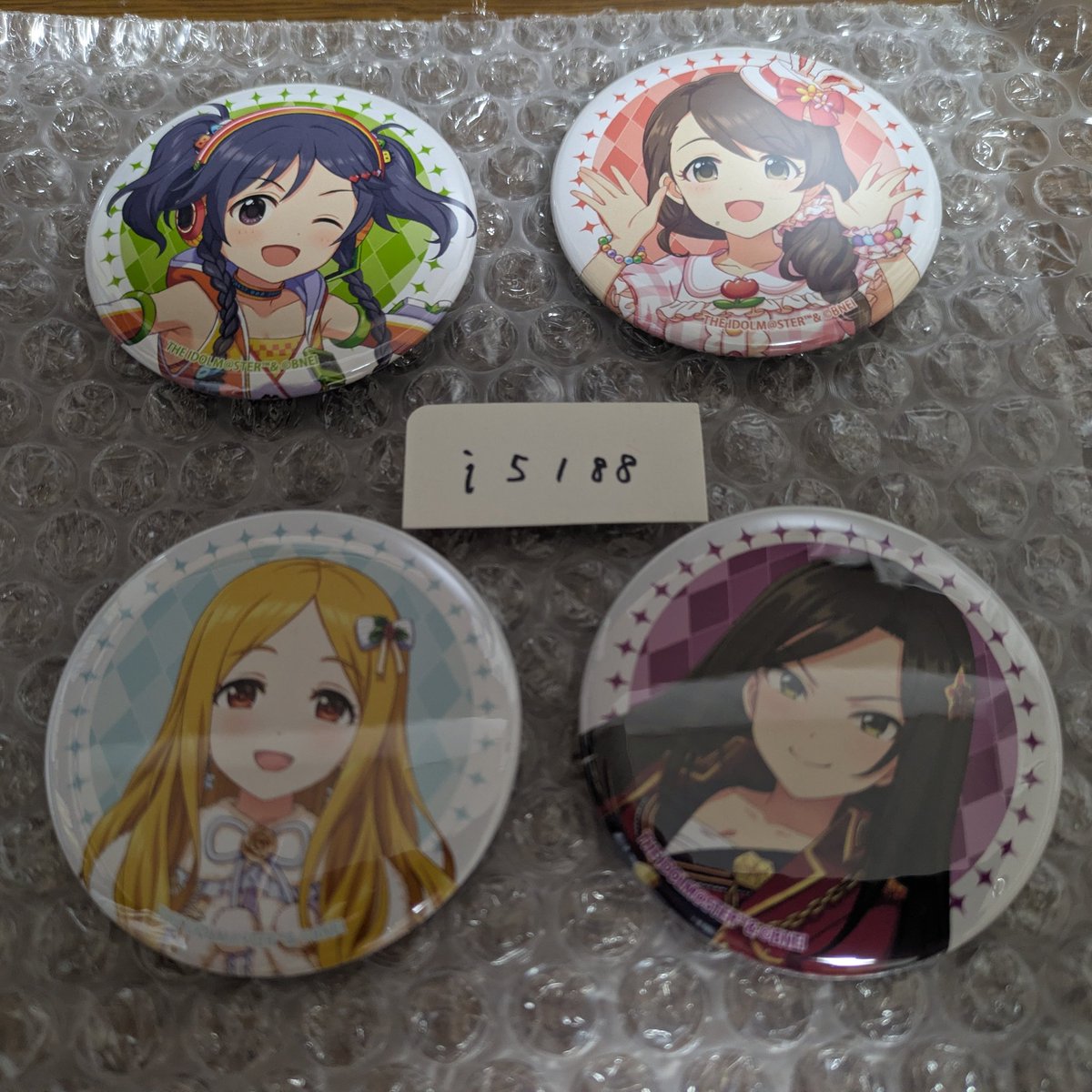 デレマス デレステ 缶バッジ 交換 ◇譲(写真) 三好紗南 向井拓海 持田