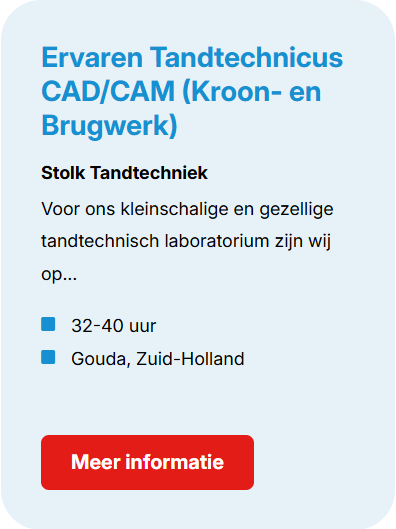 mijnmond's tweet photo. Ervaren Tandtechnicus CAD/CAM (Kroon- en Brugwerk) - https://t.co/nsE5yhL8Hg https://t.co/0o6rnXdff8