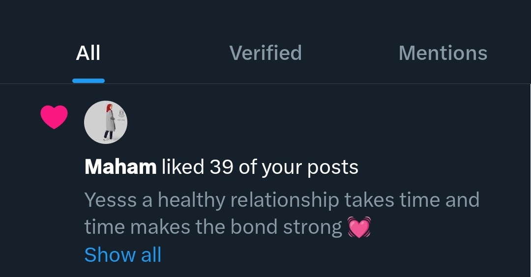 Connected with a good soul yesterday 🥹
Thanks a lot <a href="/Maham742/">Maham</a> 😌