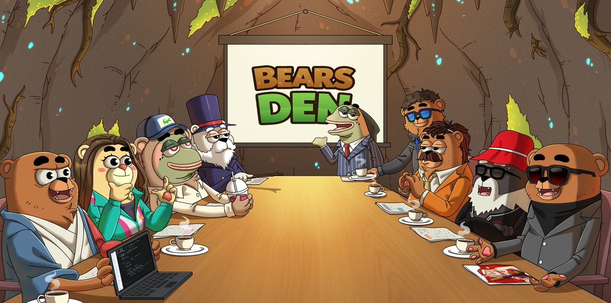 Round #2 of the Bears Den is TONIGHT.
No rambling. No mercy. 10 minutes per project. ⏱️

Projects stepping into the Den
• <a href="/capysword/">Capy Sword</a> by <a href="/CryptoWacks/">Digger</a>
• <a href="/D3fenders/">D3fenders | Web 3 Security Co.</a> by <a href="/mr_burns_d3f/">Burns 🔺</a>
• <a href="/FortBlockGames/">FortBlockGames 🔺️</a> by <a href="/TheDJDegen/">Tyler Foister 🔺️ Ceo @FortBlockGames</a>
• Baglords &amp; Bandits by <a href="/thegamefather68/">GUMPY THE GAME WIZARD</a>
• NEXUS by