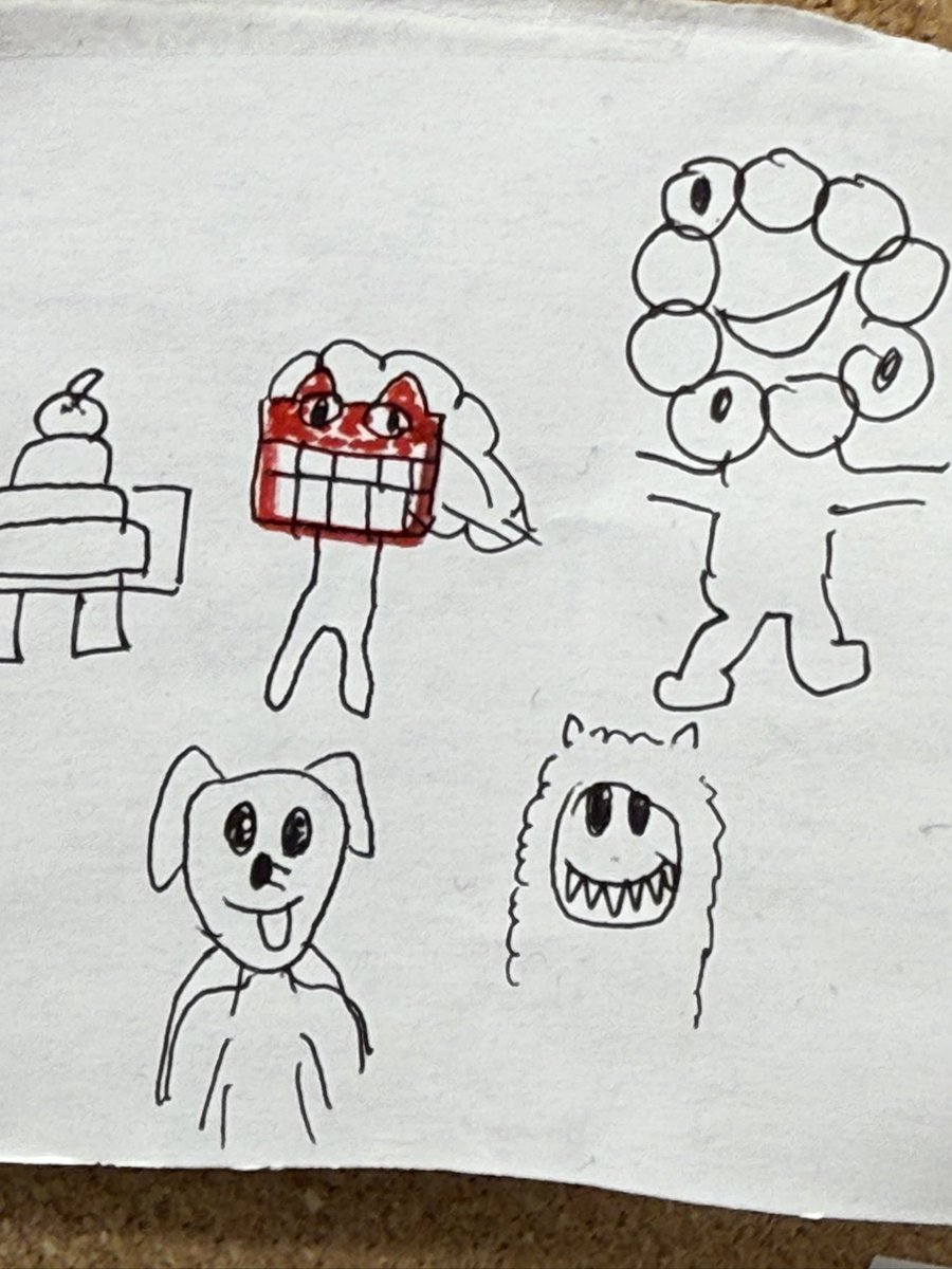 しごおわザウルス🦖
職場の子が描いたらくがき好き☺️ 