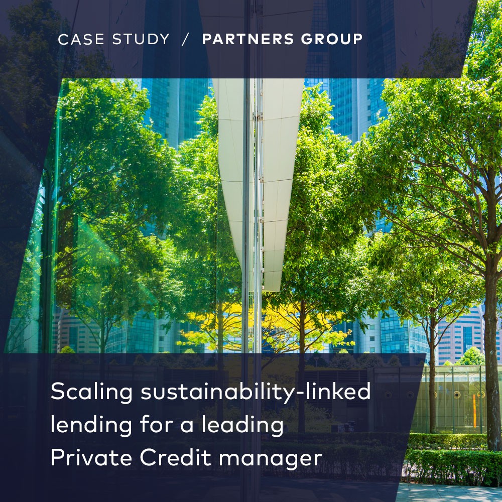 dss⁺ supported #PartnersGroup scale #sustainability‑linked lending across their #PrivateCredit portfolio. With clearer frameworks &amp; better tools, they set stronger KPIs, engaged investments, &amp; drove measurable sustainability impact. #PrivateEquity consultdss.com/content-hub/su…
