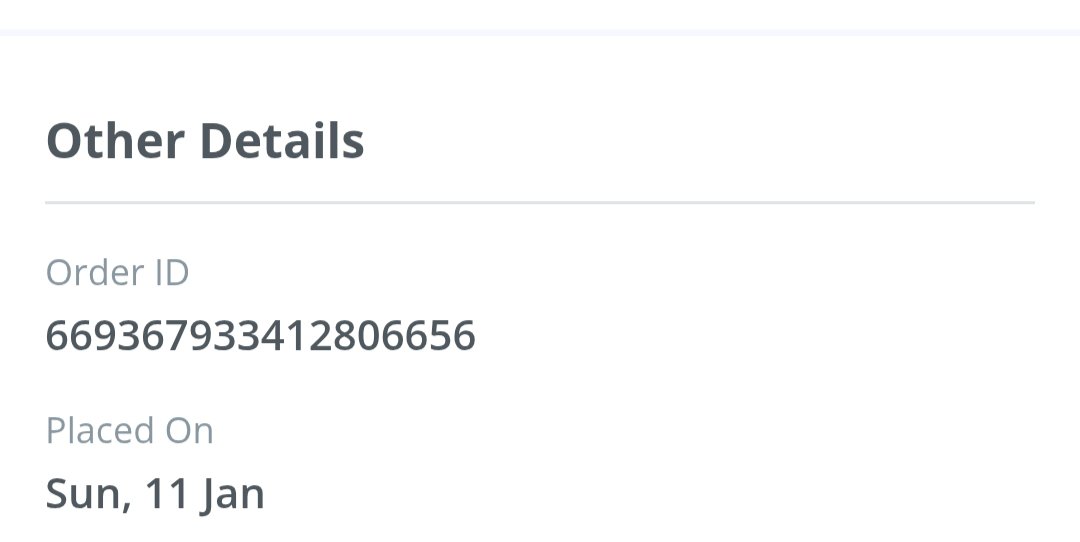 DrRohitkumar100's tweet photo. @flipkartsupport
@pharmeasyapp 
Sir/mam with due respect,I want to say that I have order my medicine from @pharmeasyapp on 11th January. The expected date of delivery shown is 16th to 19th January. Till now my order is not delivered.please delivered today it's urgent 
@Flipkart https://t.co/Mfgd9KOoWH