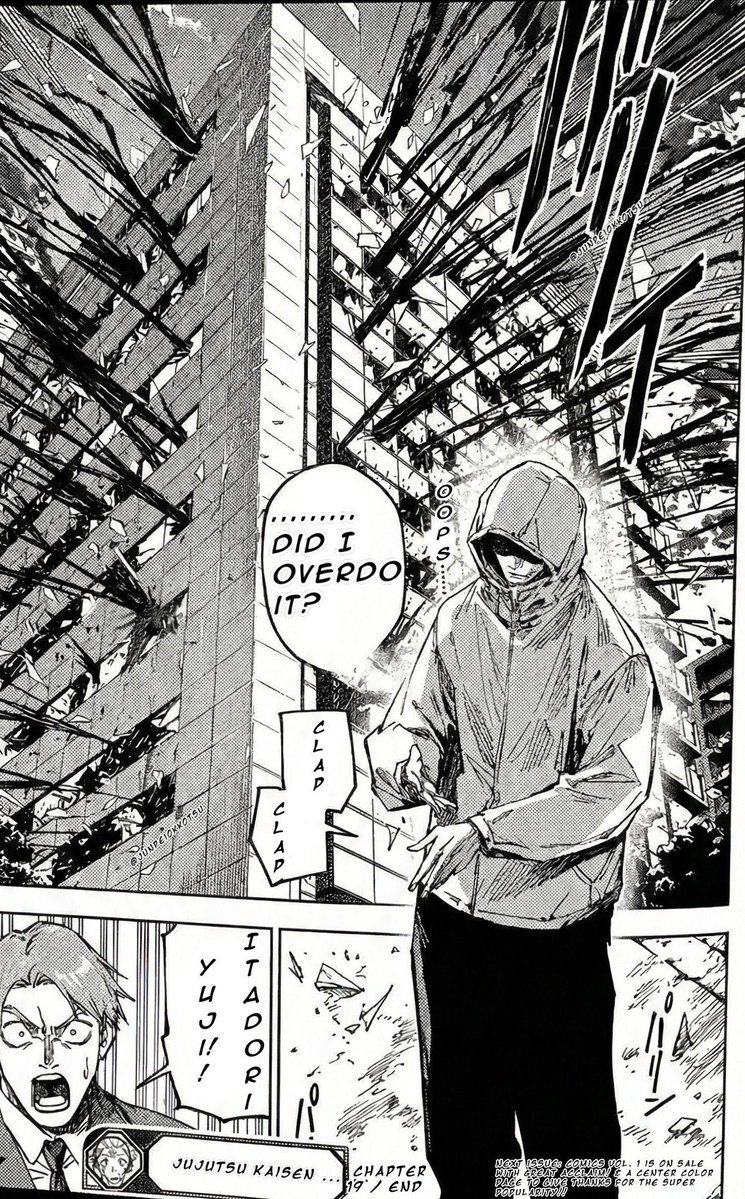 84 year old Yuji Itadori on demon time 

#JujutsuKaisenModulo