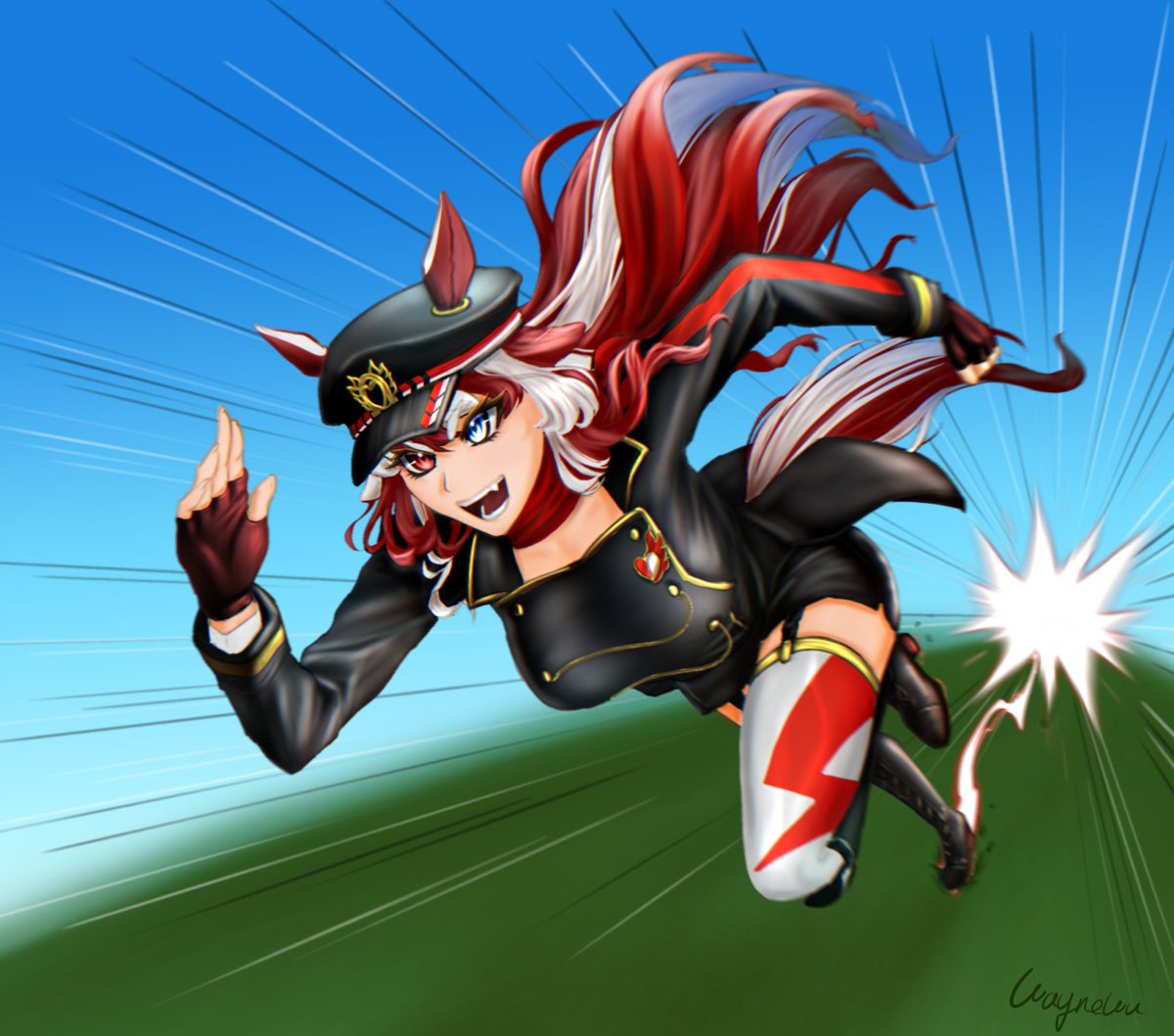 一騎当先！
#白亞ート