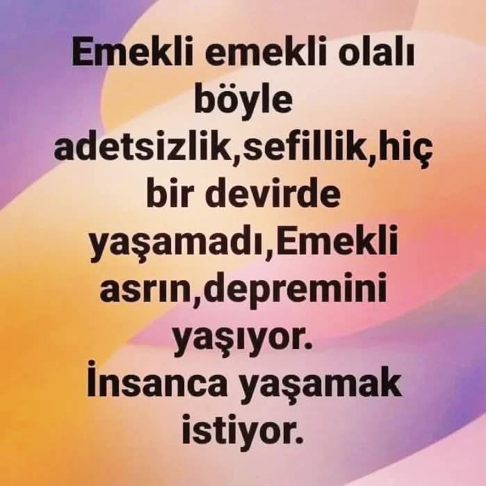 NerkisSeckin's tweet photo. 🗣 Ak Parti 2002 yılında iktidara geldiğinde en düşük emekli aylığı asgari ücretin 1.5 katıydı!

Şimdi ise, emekliye  ölümü reva görüyorlar. 

Yazıklar olsun.

Hemen seçim 
#AkpMhpEmekliyiBitirdi
Altın Barış Alper Özlem Zengin #perşembe https://t.co/z2dzmZ3yox