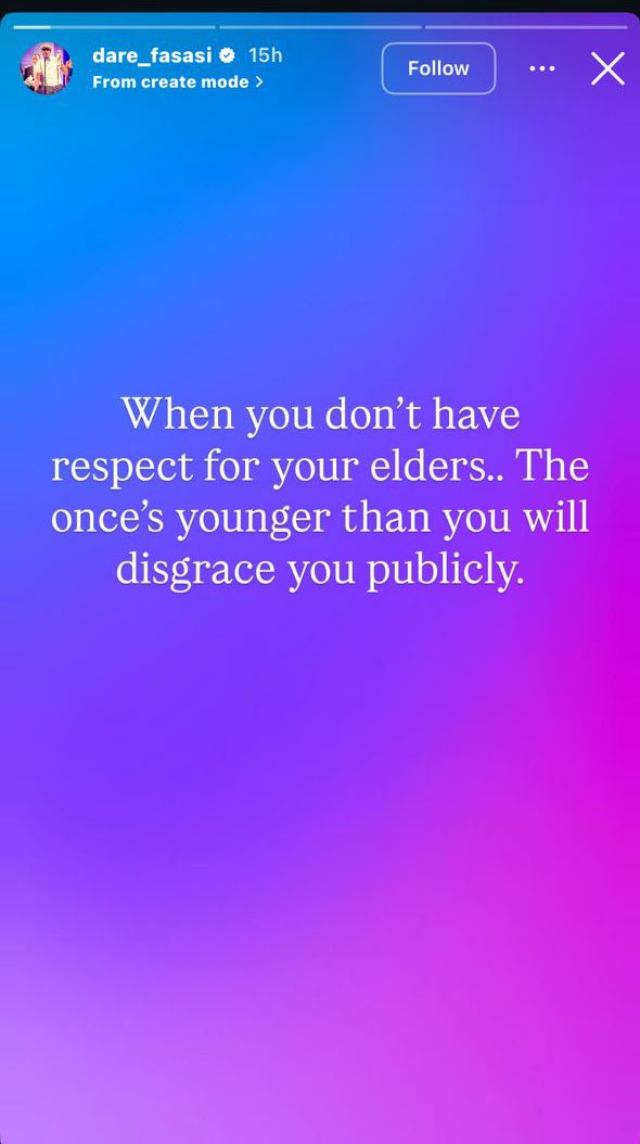 Guccistarboi's tweet image. Dare fasasi, Sound Sultan’s brother via ig story