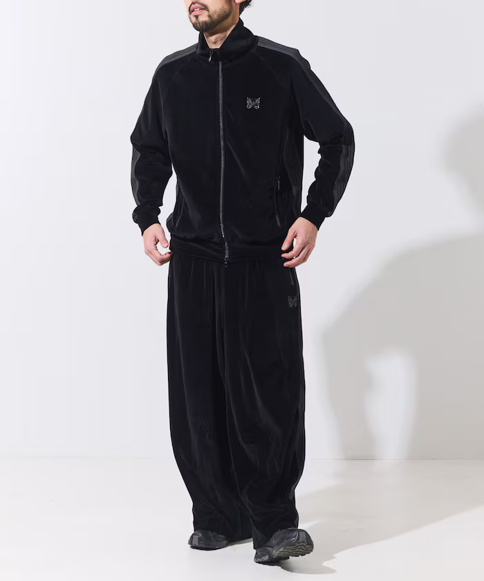 Creepy Nuts ベロアトラックパンツ　XL FREAK'S STORE × NEEDLES 26SS『ベロア トラックジャケット & H.D.