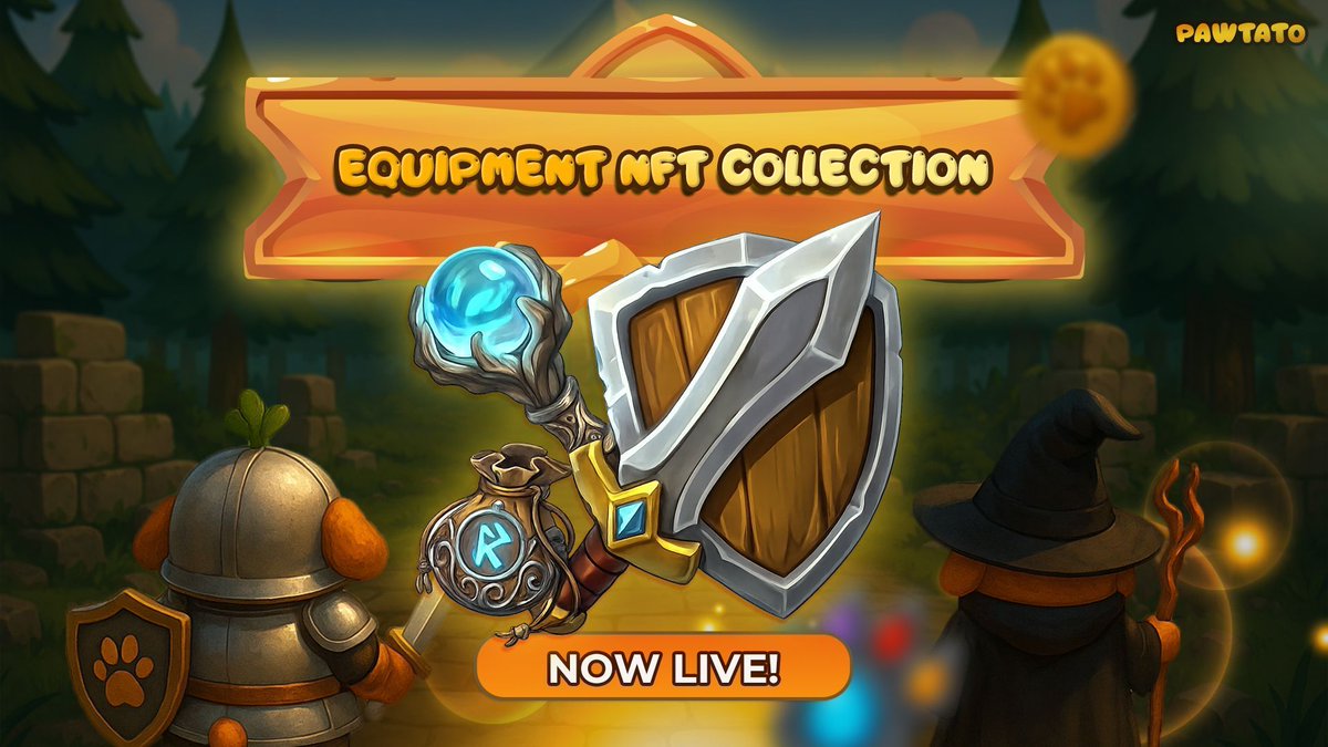 𝗘𝗾𝘂𝗶𝗽𝗺𝗲𝗻𝘁 𝗡𝗙𝗧 𝗖𝗼𝗹𝗹𝗲𝗰𝘁𝗶𝗼𝗻 𝗡𝗼𝘄 𝗟𝗶𝘃𝗲! 🧩

The following 𝗘𝗾𝘂𝗶𝗽𝗺𝗲𝗻𝘁 𝗡𝗙𝗧𝘀 have been successfully minted and are now live in the collection:

🧩 Infinity Paw
🧩 Heart of Axomamma
🧩 Forged Potato

𝗖𝗼𝗹𝗹𝗲𝗰𝘁𝗶𝗼𝗻 𝗻𝗼𝘄 𝗼𝗻 <a href="/tradeportxyz/">TradePort</a>: