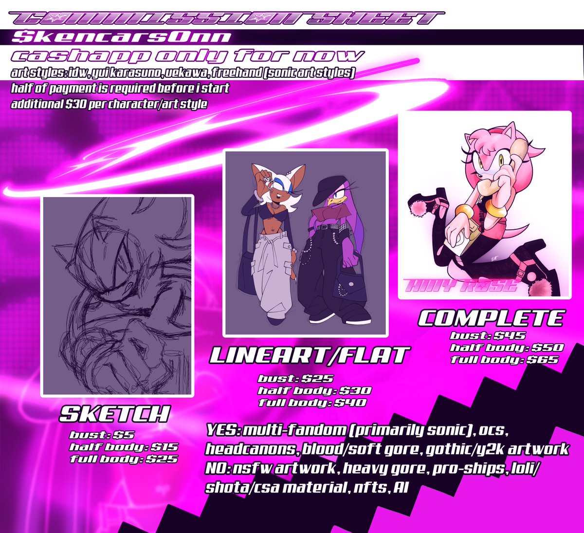 new commission sheet, dm me i need da cash
#sonicthehedgehog #sth #sonicfanart #commissionsopen