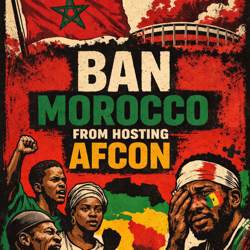 Like and retweet if you think Morocco should be banned from hosting Afcon in the future.
