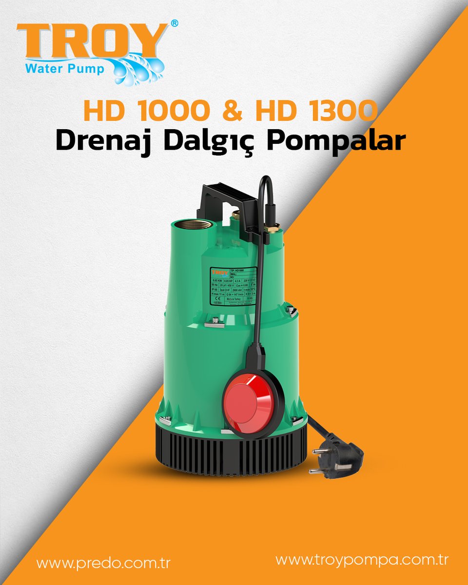 TroyPompa's tweet photo. 👉 TROY güvencesiyle, drenajda pratik ve güvenilir çözüm.
 🌐 https://t.co/woHsszOvy3
 #TROYPompa #DrenajPompası #DalgıçPompa #BodrumDrenajı
 #SuTahliyesi https://t.co/2pQaZ8Foxl