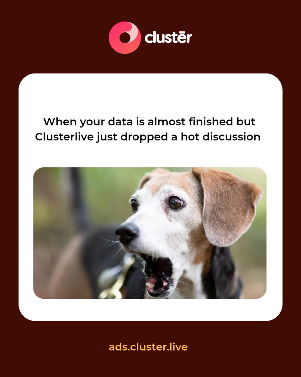 clusterliveapp's tweet photo. When your data is on life support… but the discussion is too hot to ignore
Clusterlive will always test your priorities.
#Clusterlive #HotTopics #OnlineDiscussions #NaijaTwitter #DataIsLife #TrendingNow #Thursday https://t.co/sYICsyy06R