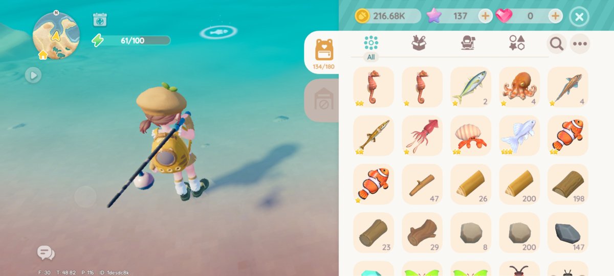 heartopiafess's tweet image. hearto! aku iseng nyari ikan nemo karena kata orang-orang susah, tapi aku langsung dapet 2 dalam satu kali percobaan 🥺