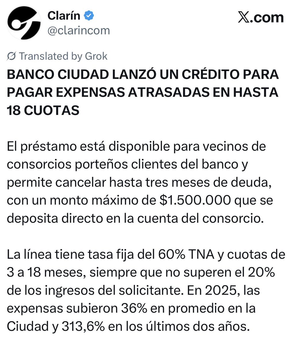 Qué calamidad esta noticia. Es transformar una desgracia en una desgracia de grado mayor y llevar al deudor a la esclavitud y la miseria definitiva.