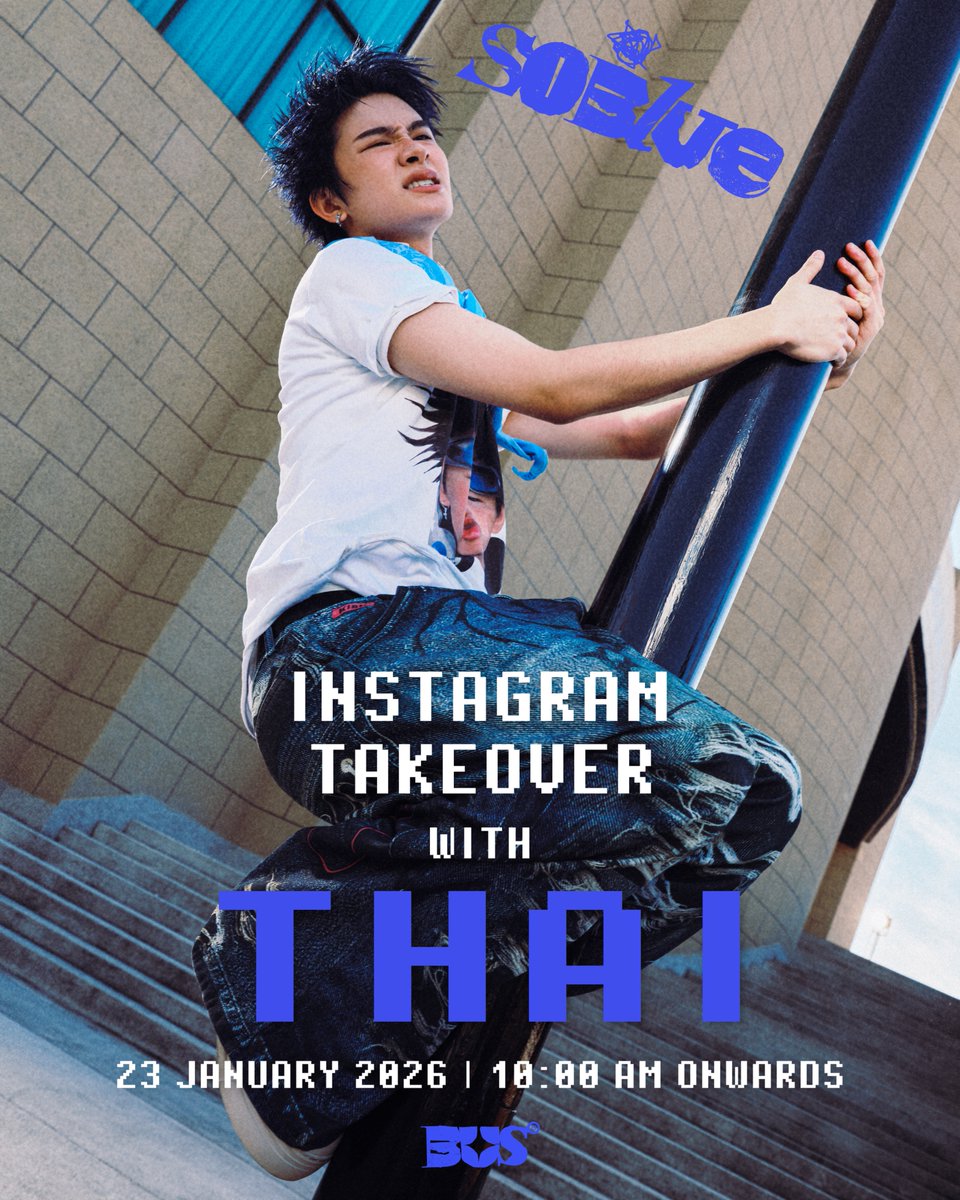 BUS_SONRAY's tweet image. INSTAGRAM TAKEOVER with #THAIchayanon 💙

พรุ่งนี้เตรียมไป Press Tour ด้วยกันนะครับ 🫶🏻
(T‸T) รอติดตามความเคลื่อนไหวกันได้ทาง
IG: bus.becauseofyouishine

อย่าลืมมาพูดคุยผ่าน #.BUSPressTour_SoBlue กันเยอะ ๆ นะครับบ✨

#BUS_SoBlue
#BUSbecauseofyouishine
#SONRAYMUSIC