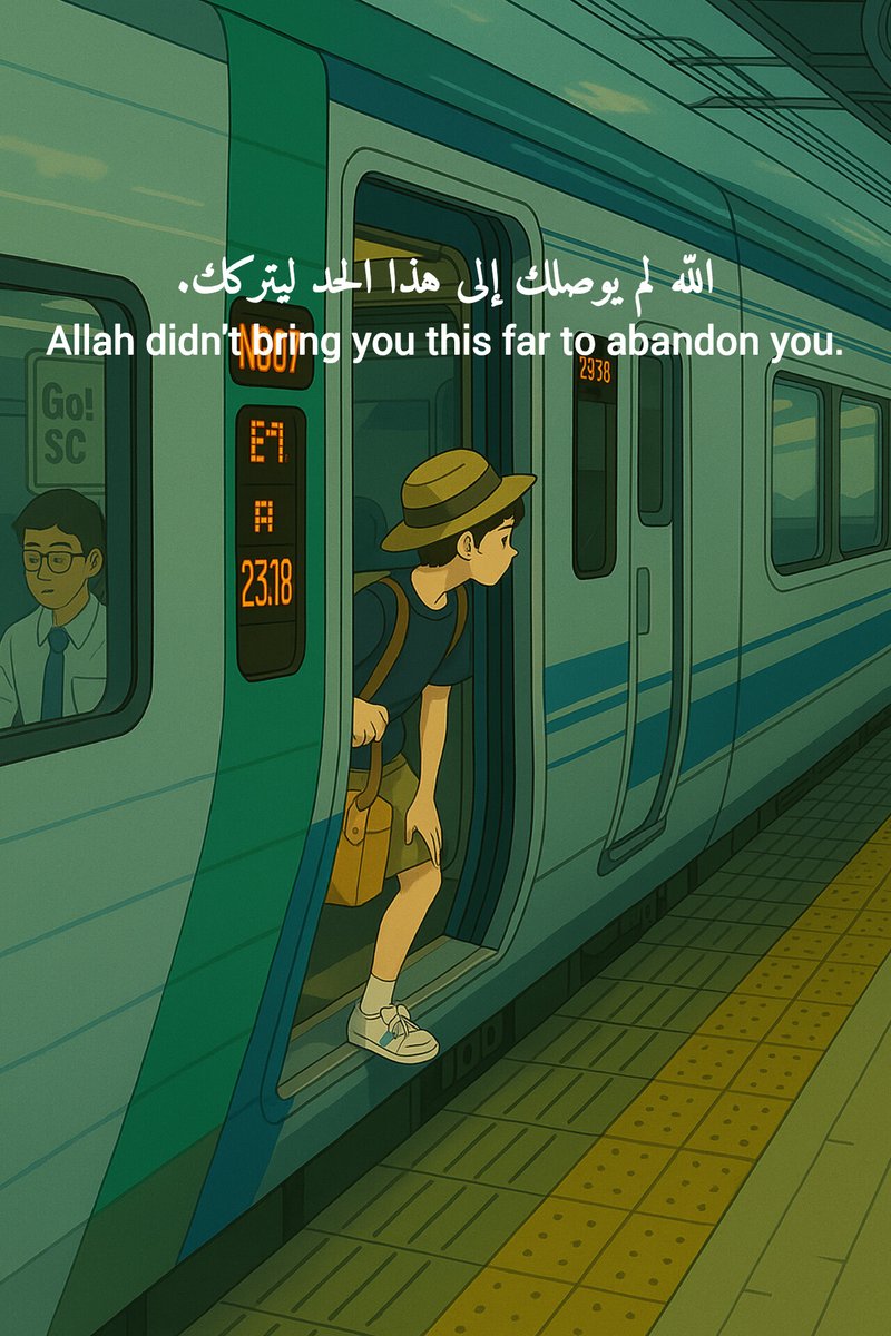 Allah didn’t bring you this far to abandon you.