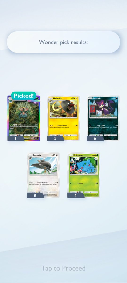 Today I got Rainbow Mega Venusuar Ex card from Wonder pick😍

#PokemonTCGPocket