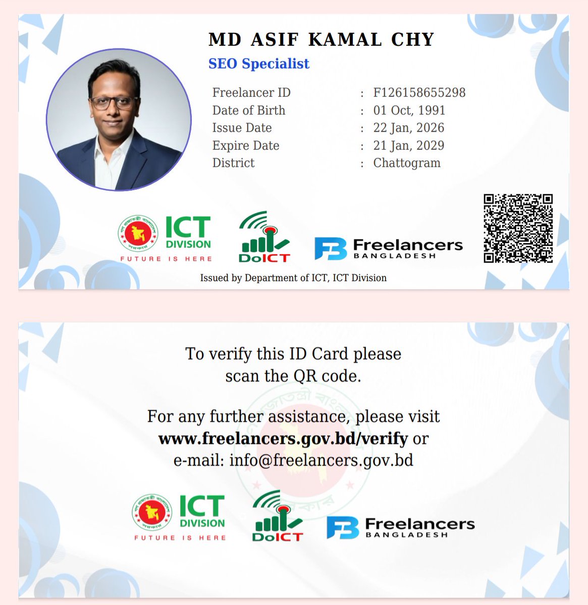 Alhamdulillah! Grateful to receive my Freelancing ID Card. This milestone motivates me to work harder, stay professional, and contribute more to the digital world as an SEO Specialist. Thankful for the journey and what’s ahead.

#SEO #LOCALSEO #GBP