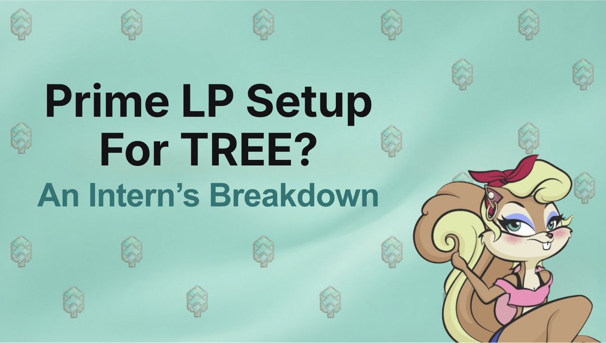 squirrelbbg's tweet image. Might have just found the best way to provide LP for your $TREE holdings.

I’ve been experimenting with different LP strategies, and I think I finally found the optimal setup for providing liquidity.

Keep scrolling... Squirrels. 👇