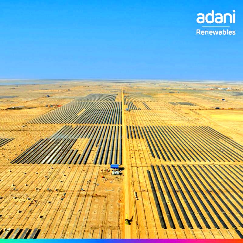 World's largest renewable energy park in Khavda, Gujarat!

• Khavda Renewable Energy Park, Gujarat, is the world’s largest renewable project (30 GW).

• Developed mainly by Adani Green Energy under the Adani Group, combining solar and wind at one site.

• Led by leaders