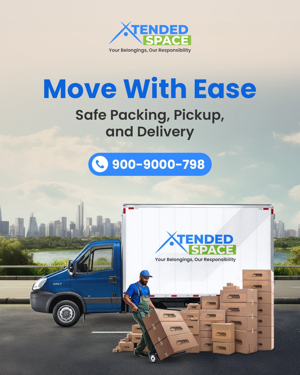 XtendedSpace's tweet image. Our expert team handles packing, transport, and delivery with care, so you can settle into your new home easily. Safe, reliable, and hassle-free relocation every time.

🌐 Visit: xtendedspace.com
Book  Now: bit.ly/48is4H0

#StressFreeMove #SafeRelocation