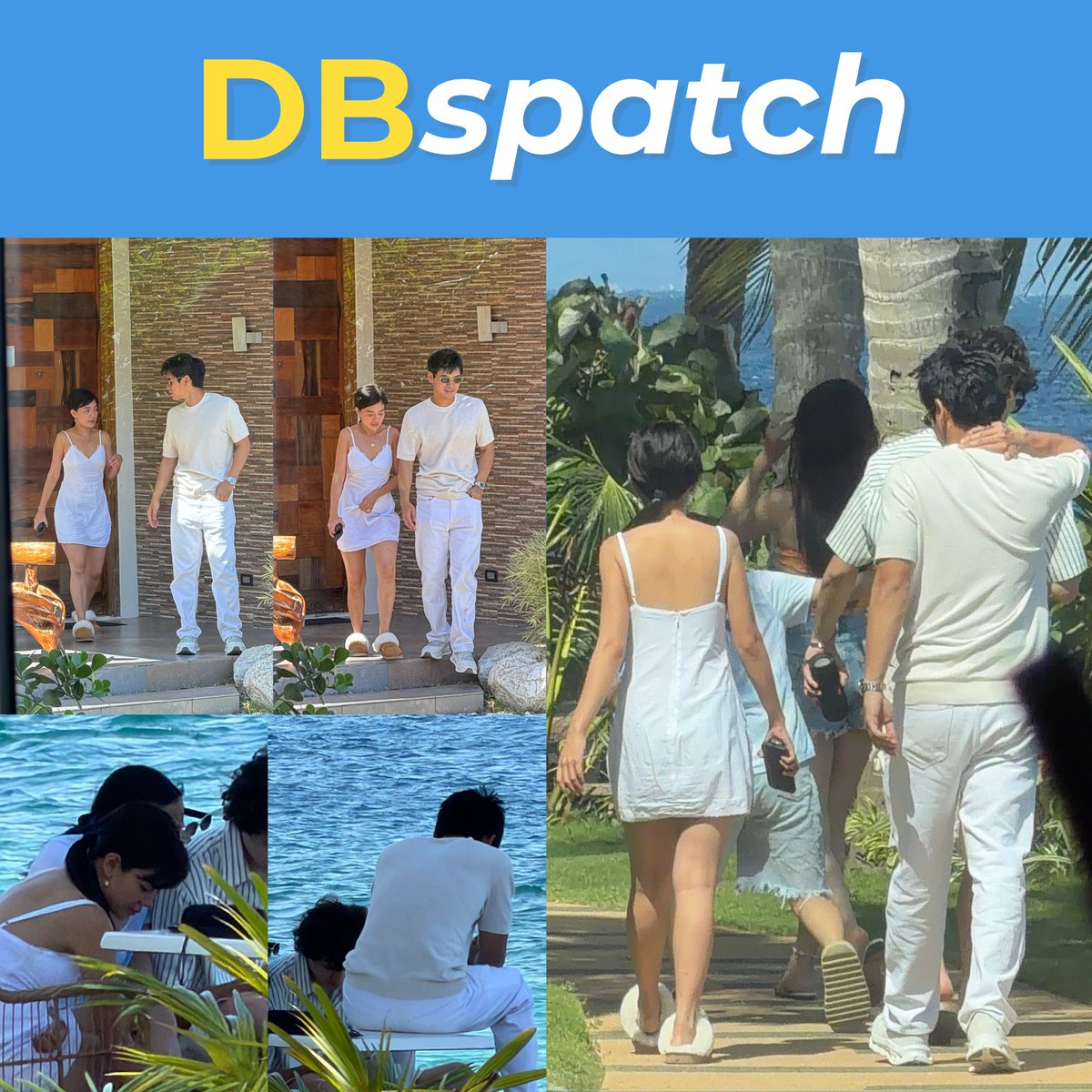 DBspatch's tweet image. [BREAKING] WHITE-HOT ROMANCE? DUSTIN AND BIANCA BRING "HEAT" (And We’re Not Talking About the Weather) 

[#DBspatch | Exclusive] Sunlight, sea breeze, and a whole lot of sweetness! we caught a glimpse of Dustin Yu fetching Bianca De Vera from her hotel room as they headed out to…
