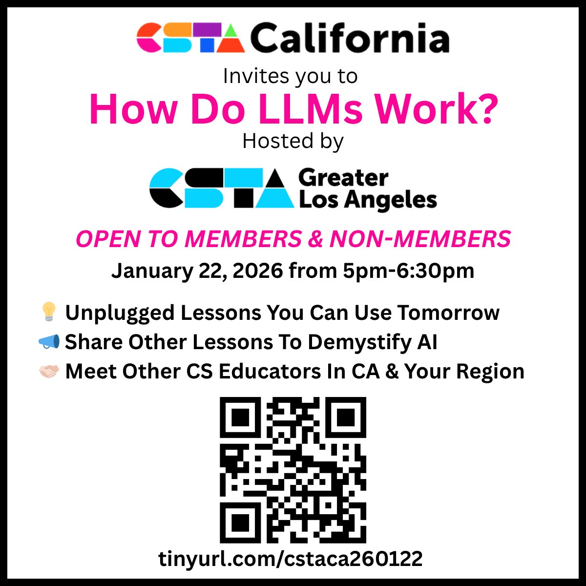CSTA Greater Los Angeles tweet media