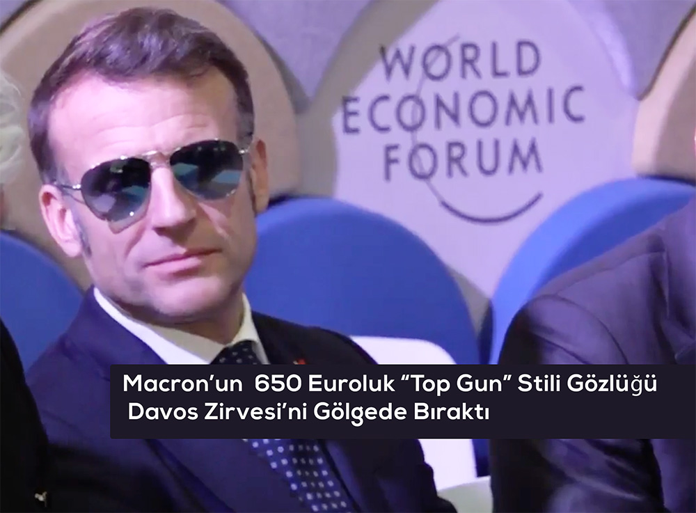 Macron’un  650 Euroluk “Top Gun” Stili Gözlüğü Davos Zirvesi’ni Gölgede Bıraktı 

fransapostasi.fr/yasam/macronun… 

#postahaber #postafransa #fransadakitürkler  #fransahaber #fransapostası #fransa #macron #davos  #pilotgözlüğü  #topgun #dünyaekonomikforumu