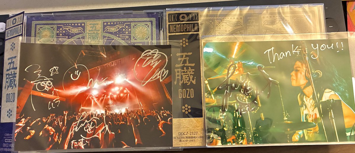 NEMOPHILA　サイン入りCD（５人） NEMOPHILA サイン入りCD（5人） NEMOPHILA サイン入りCD（5人）