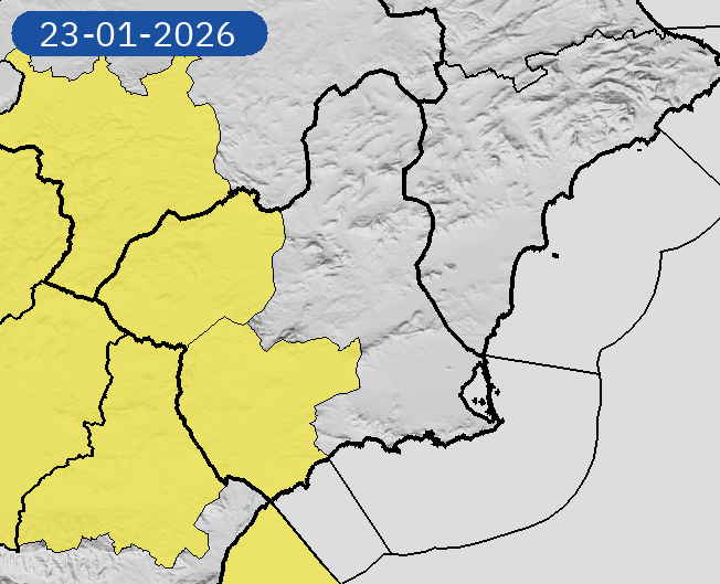 22/01 08:49 AVISOS HOY Y MAÑANA | Región de Murcia: vientos. Nivel máximo de aviso: amarillo.
Actualizaciones en aemet.es/es/eltiempo/pr…