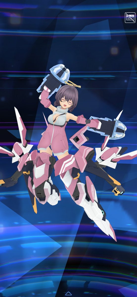 カラーB新ポーズ♪ いいですなぁ 穴スーツとバッチリ絵伝ちゃん